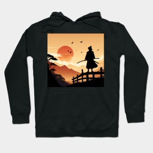 Samurai Silhouette #5 Hoodie